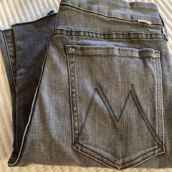 MOTHER The Looker Ankle Fray Jeans Sz 30 Ret: $248 - Picture 8 of 10